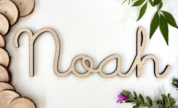 Custom Wooden Name Sign