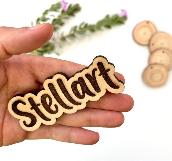 Personalized Wooden Name Magnets