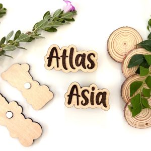 Personalized Wooden Name Magnets
