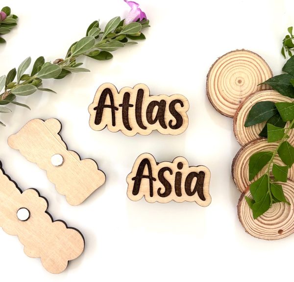 Personalized Wooden Name Magnets