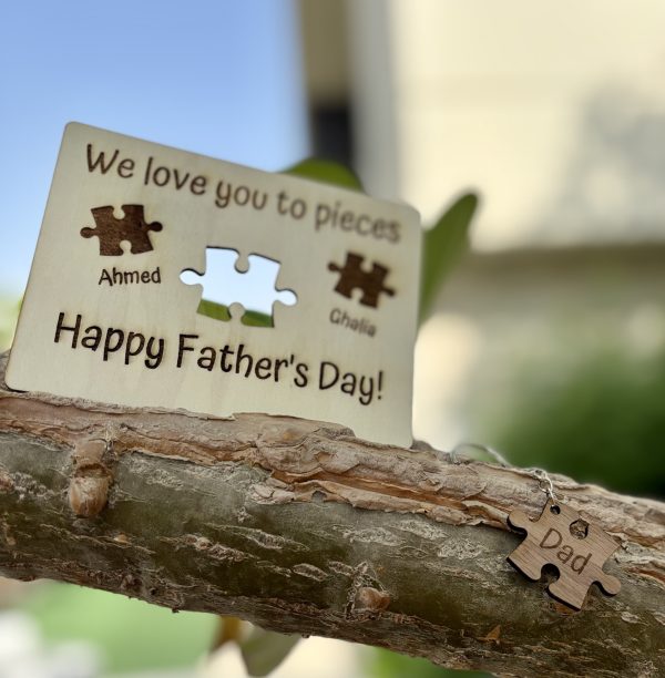 Personalized Puzzle Piece Plaque – A Perfect Fit for Father’s Day