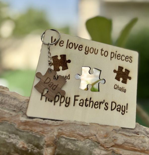 Personalized Puzzle Piece Plaque – A Perfect Fit for Father’s Day