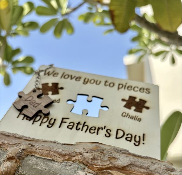 Personalized Puzzle Piece Plaque – A Perfect Fit for Father’s Day