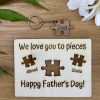 Personalized Puzzle Piece Plaque – A Perfect Fit for Father’s Day