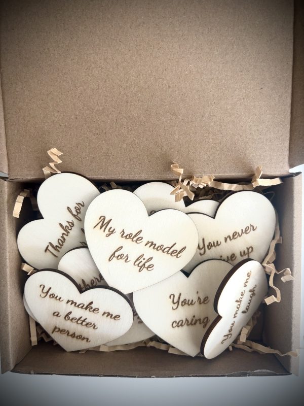 10 Reasons I Love You, Dad" – Personalized Heart Box Gift