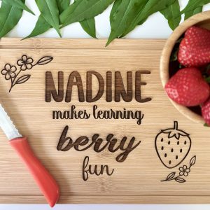 Personalized Cutting Board – End-of-Year Gift for Teachers