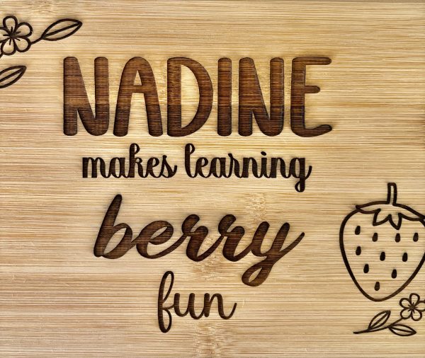 Personalized Cutting Board – End-of-Year Gift for Teachers
