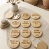 Personalized Bamboo Pocket Mirror