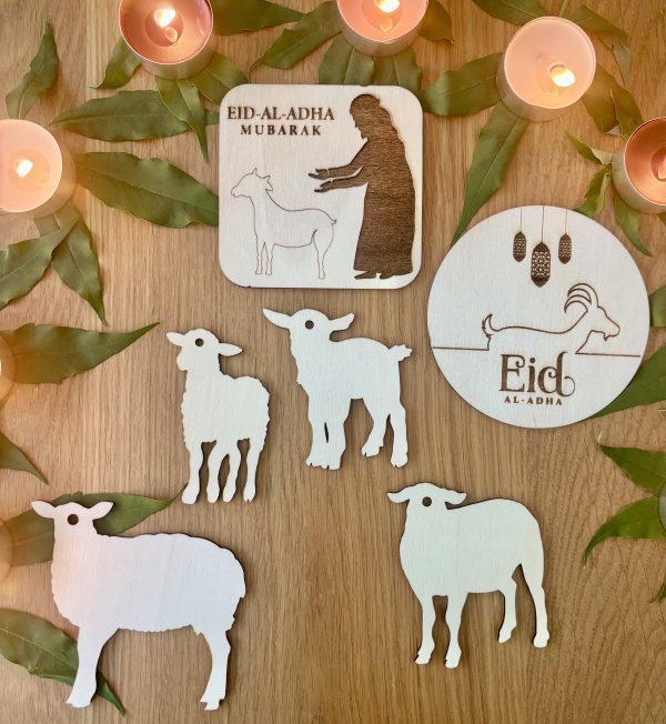 Creative Eid Al-Adha Fun – Plaques & Sheep to Color