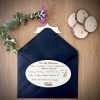 Custom Wooden Birthday Invitation