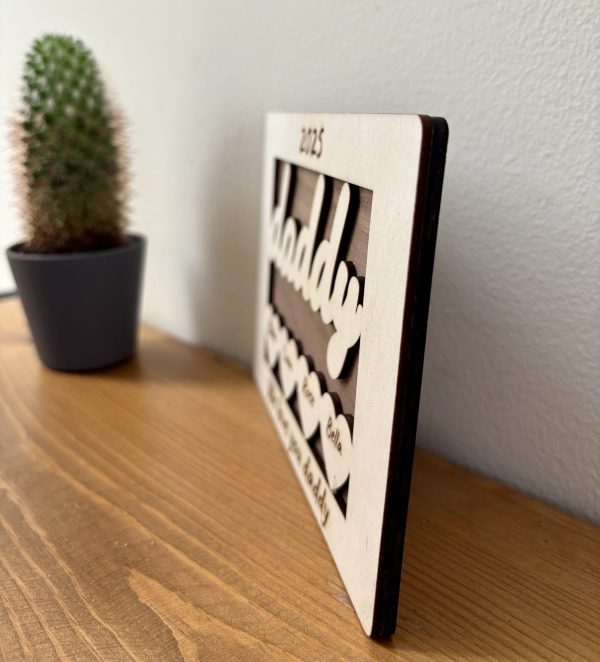 Every Heart Belongs to Dad Plaque Gift