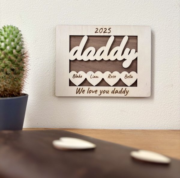 Every Heart Belongs to Dad Plaque Gift
