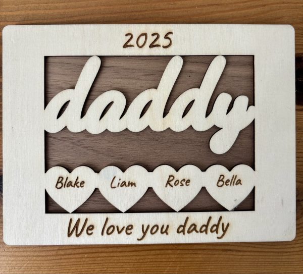 Every Heart Belongs to Dad Plaque Gift