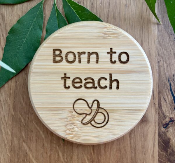 Personalized Bamboo Pocket Mirror – Teacher Gift
