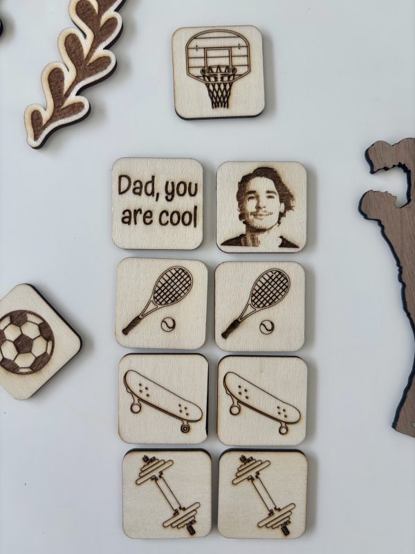 Wooden Memory Game – A Father's Day Gift Full of Meaning Wooden Memory Game – A Father's Day Gift Full of Meaning