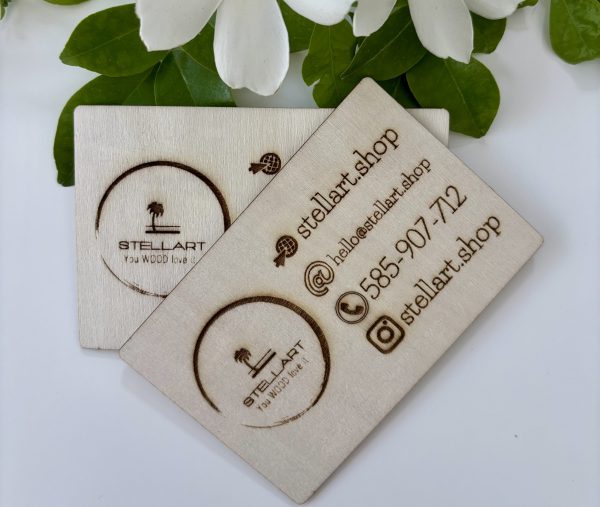 Custom Wooden Business Cards – Make a Lasting Impression