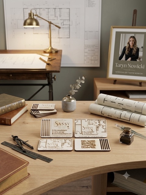 Custom Wooden Business Cards – Make a Lasting Impression
