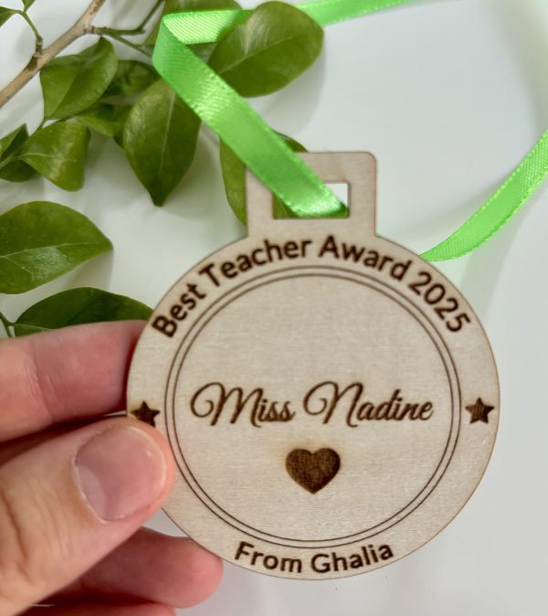 Custom Wooden Medals