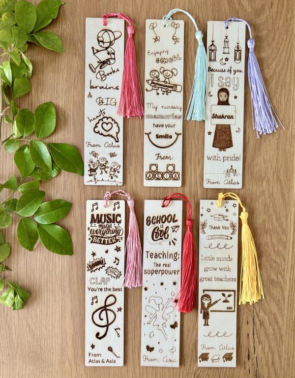 Personalized Wooden Bookmarks – A Thoughtful Gift with a Personal Touch