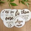 IMG_6940 Personalized Wooden Milestone Discs for Babies