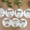 IMG_6942 Personalized Wooden Milestone Discs for Babies