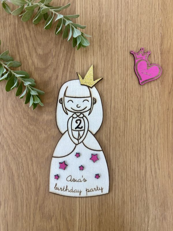 Personalized Princess Invitations