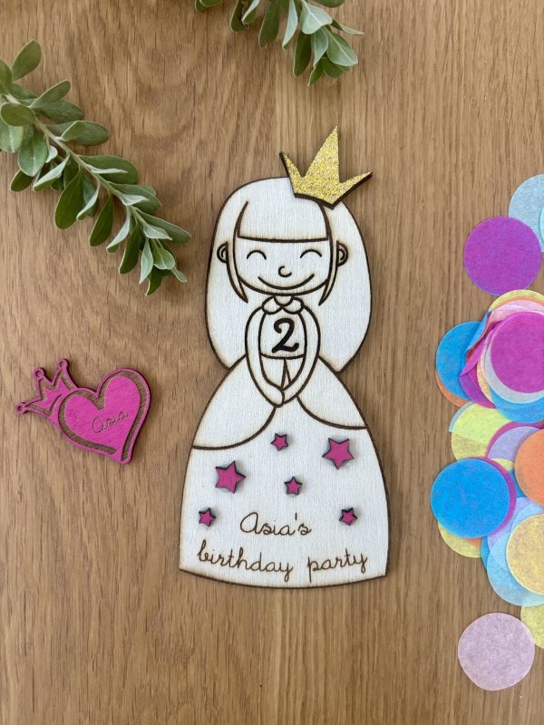 Personalized Princess Invitations