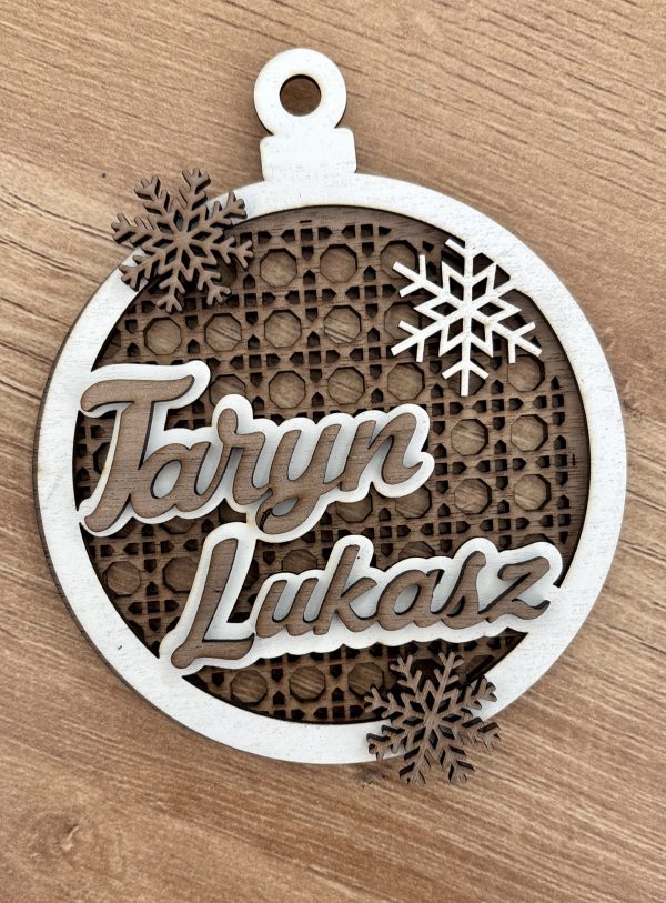 Snow Flakes Christmas Ornament