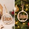 314DF238-09C0-4B2E-A462-B3FA56DCF745 Medium Personalized Name Ornament