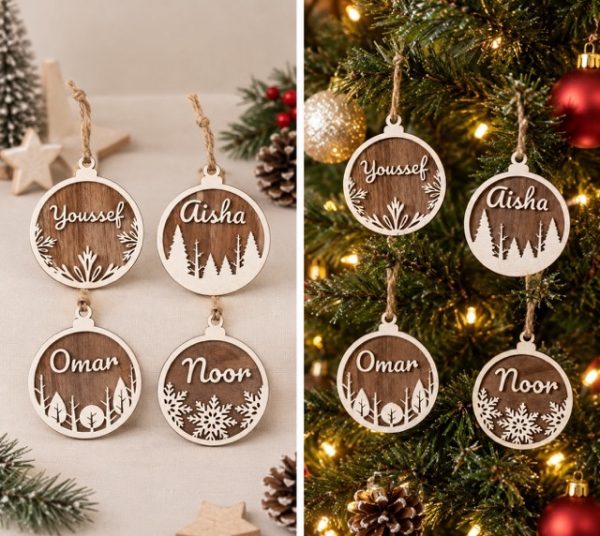 Winter Collection – Wooden Christmas Ornaments