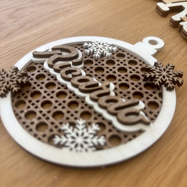 IMG_8670 Snow Flakes Christmas Ornament 🎄✨