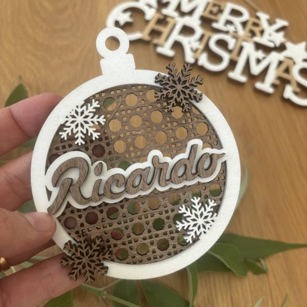 IMG_8672 Snow Flakes Christmas Ornament 🎄✨