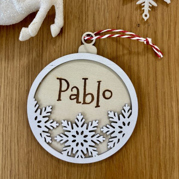 Winter Collection – Wooden Christmas Ornaments ❄️🎄