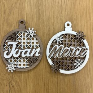Snow Flakes Christmas Ornament