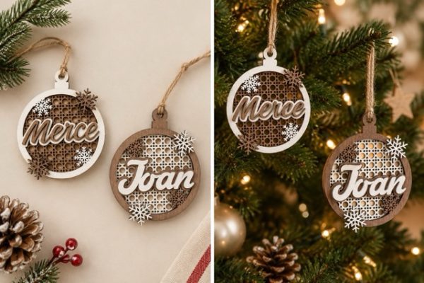 Snow Flakes Christmas Ornament