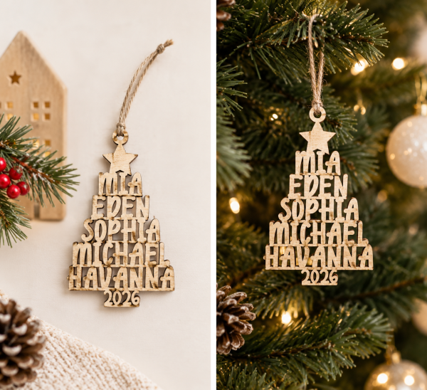 Family Christmas Tree Ornament