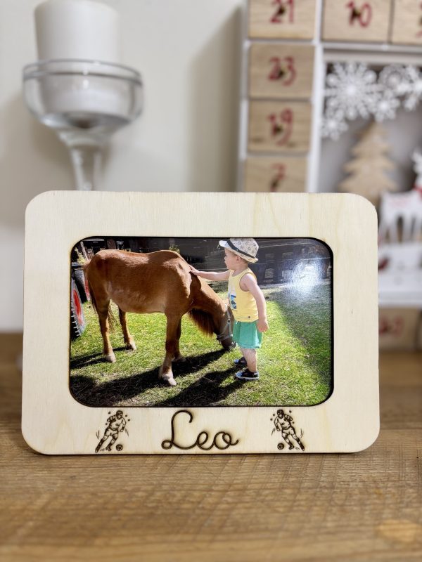 Personalized Wooden Photo Frame for Kids