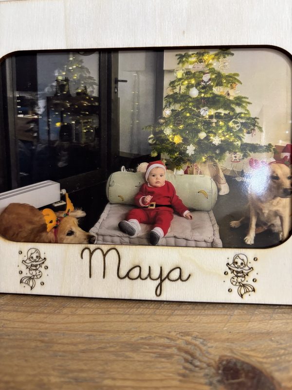 Personalized Wooden Photo Frame for Kids