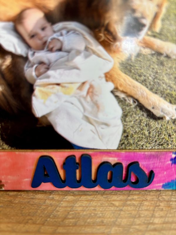 Personalized Wooden Photo Frame for Kids