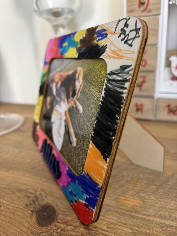 Personalized Wooden Photo Frame for Kids