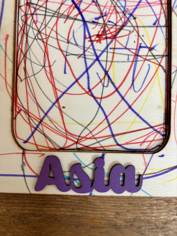 Personalized Wooden Photo Frame for Kids