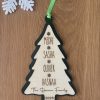 Christmas Tree Doble Ornament