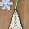 Christmas Tree Doble Ornament