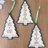 Christmas Tree Doble Ornament
