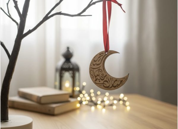 Ramadan Moon Ornament – Set of 12