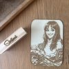 AI Caricature Engraved on Wood