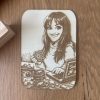 AI Caricature Engraved on Wood