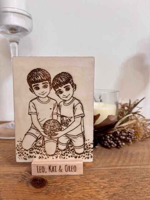 IMG_6094 Medium AI Caricature Engraved on Wood