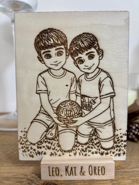IMG_6095 Medium AI Caricature Engraved on Wood