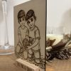 IMG_6096 Medium AI Caricature Engraved on Wood